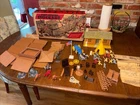 Marx 1950s Fort Apache Stockade Playset.  original box.