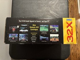 Sega Genesis 32X Console System In Box MK-84000 Tested & Works Near Complete