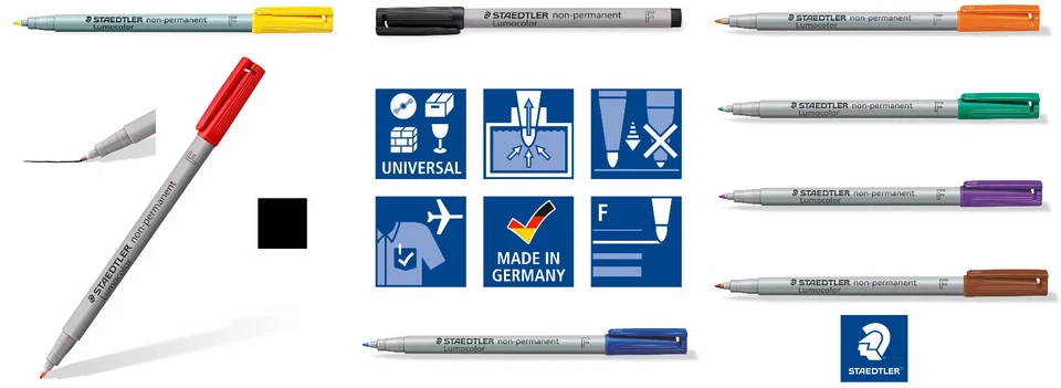 LUMOCOLOR 316 - FOLIENSTIFT NON-PERMANENT - F- AUSWAHL - STAEDTLER # NEU OVP