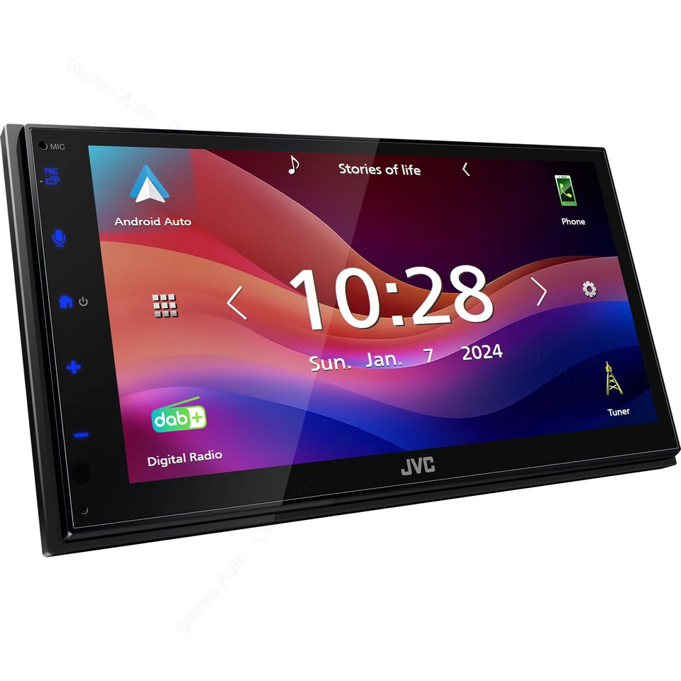Autoradio Monitor 2din Apple CarPlay Android Auto Bluetooth USB Aux-In 3 Pre RCA - Immagine 2 di 4