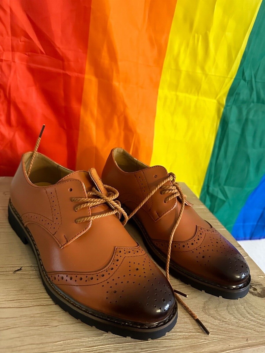 NEW US Womens 8.5 Dress Shoes 🏳️‍🌈🏳️‍⚧️ Tomboy Toes