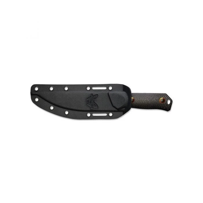 Benchmade 15600OR Raghorn Hunting Fixed Blade 4.64" PlainEdge Carbon Fiber Knife - Image 4 of 4