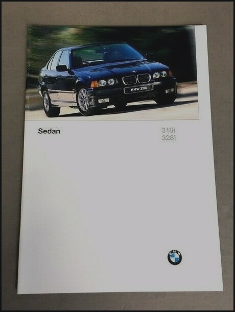 1997 BMW 318i 328i 32-page Original Car Sales Brochure Catalog