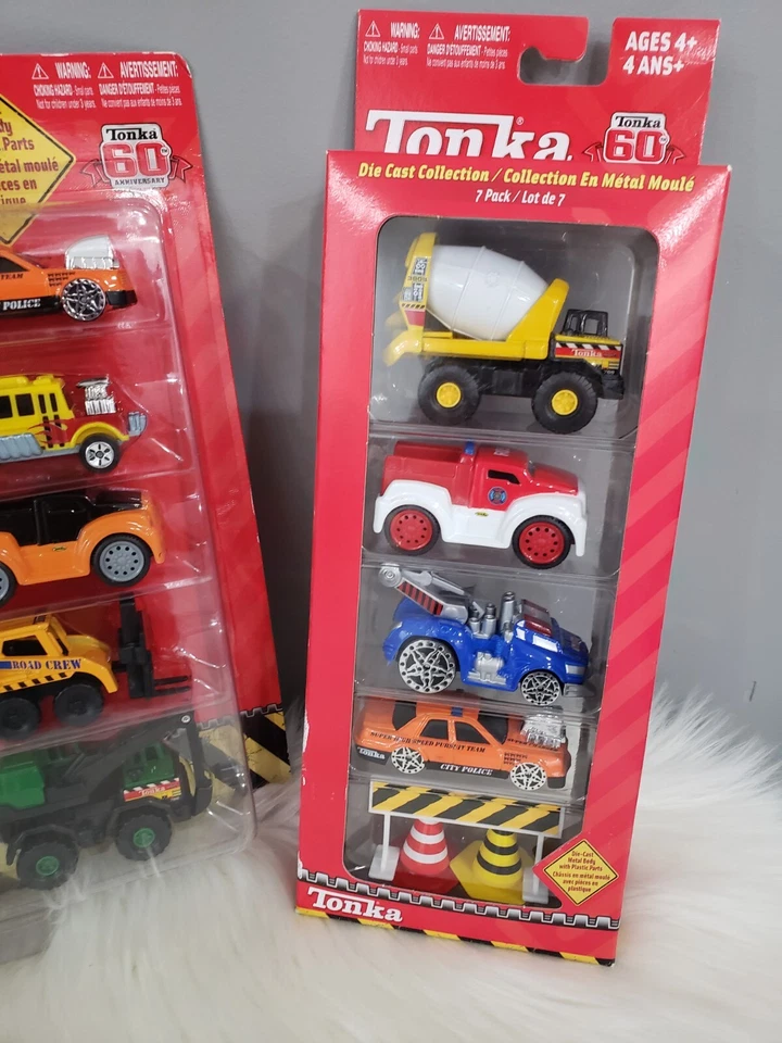 LOT police Construction and Emergency Set Diecast Tonka 60th Anniversary - Image 3 of 4