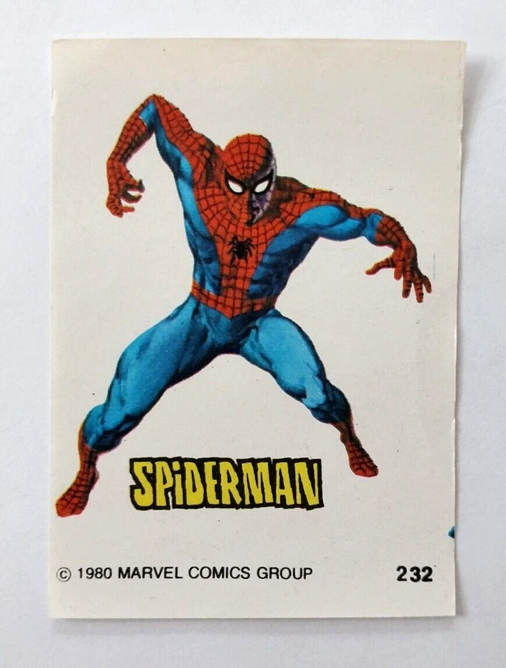Juego de cartas Ultra Figus Spiderman 1980 raro variante argentina no Terrabusi Foto 4 de 4