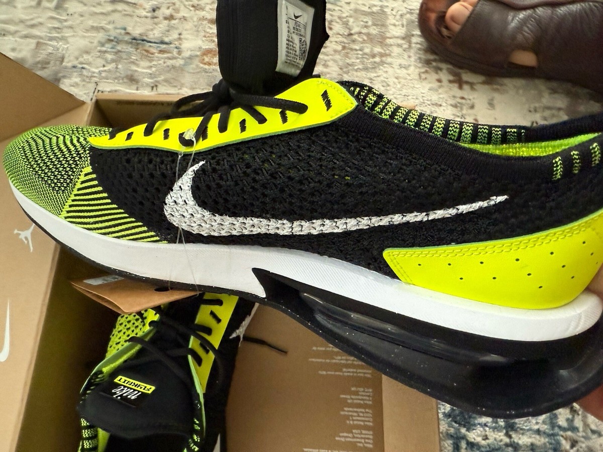 New Nike FD4610-700 Air Max Flyknit Racer “Volt” Men US 8/UK7/EUR