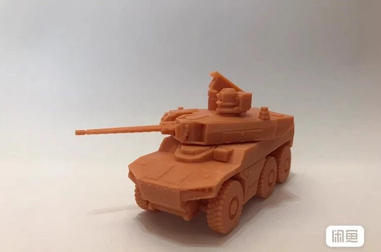 3D printed 1/87 French Army Jaguar Wheeled Armored Vehicle Unpainted Kit Model - Image 2 of 4