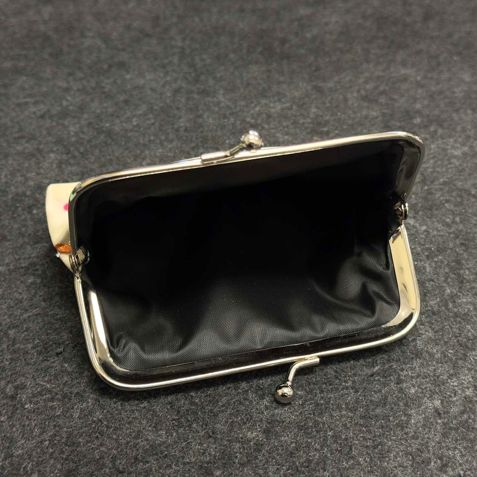 3 Pcs Polka Dots Buckle Coin Purses Vintage Pouch Kiss-lock Change Purse Wallet