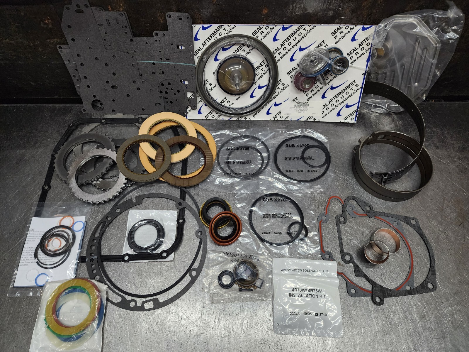 4R75W 4R75E 4R70W TRANSMISSION MASTER REBUILT KIT FORD LINCOLN MERCURY ...