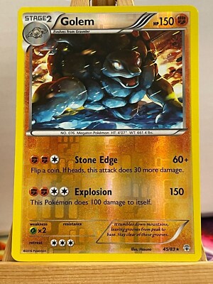 Geowaz 45/83 Generations  Reverse Holo Englisch Exc Pokemon