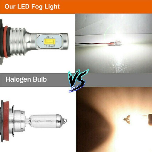 9005 9006 LED Headlights Kit Combo Bulbs 6500K High Low Beam Super White Bright - Picture 5 of 16