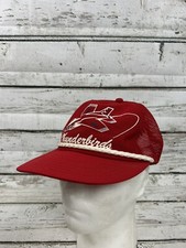 VTG Thunderbirds USAF Air Force Rope Mesh Snapback Trucker Hat Cap - Made In USA