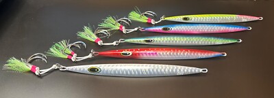 Tuna Jig - 250g/350g Vertical Jig - Knife Jig - BKK Assist Hooks