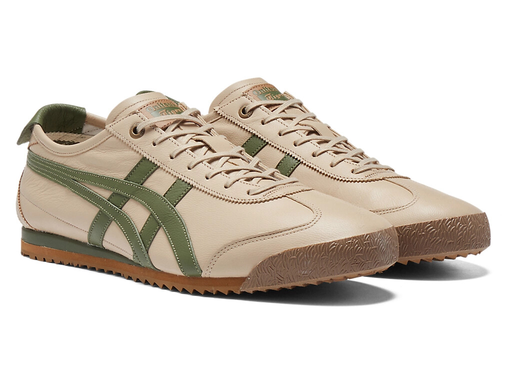 Onitsuka tiger Mexico 66 SD BEIGE/GREEN new for UNISEX from Japan