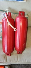 Lot of 2 Marine Polyform G3 Boat Fenders Red