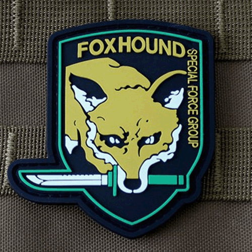 PARCHE TÁCTICO DE PVC EE. UU. FOXHOUND EJÉRCITO MILITAR Specia Force insignia - Imagen 5 de 5