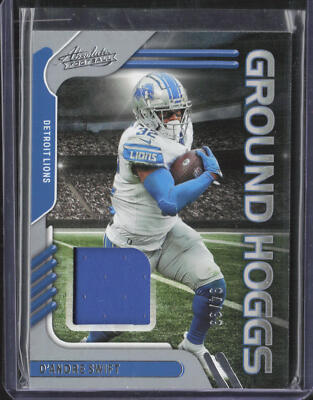 2022 Panini Absolute - Ground Hoggs Materials D'Andre Swift #GH-5