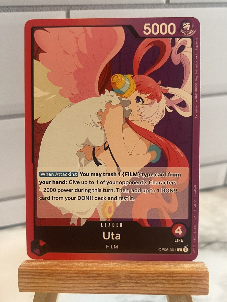 One Piece English Common Leader OP06-001 Uta | eBay