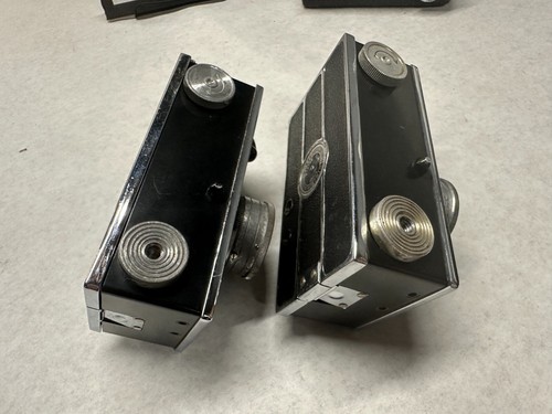 2x Vintage Argus C3 f/3.5 Objektiv 50mm M Filmkamera mit Ledertasche UNGETESTET ZWEI - Bild 7 von 8
