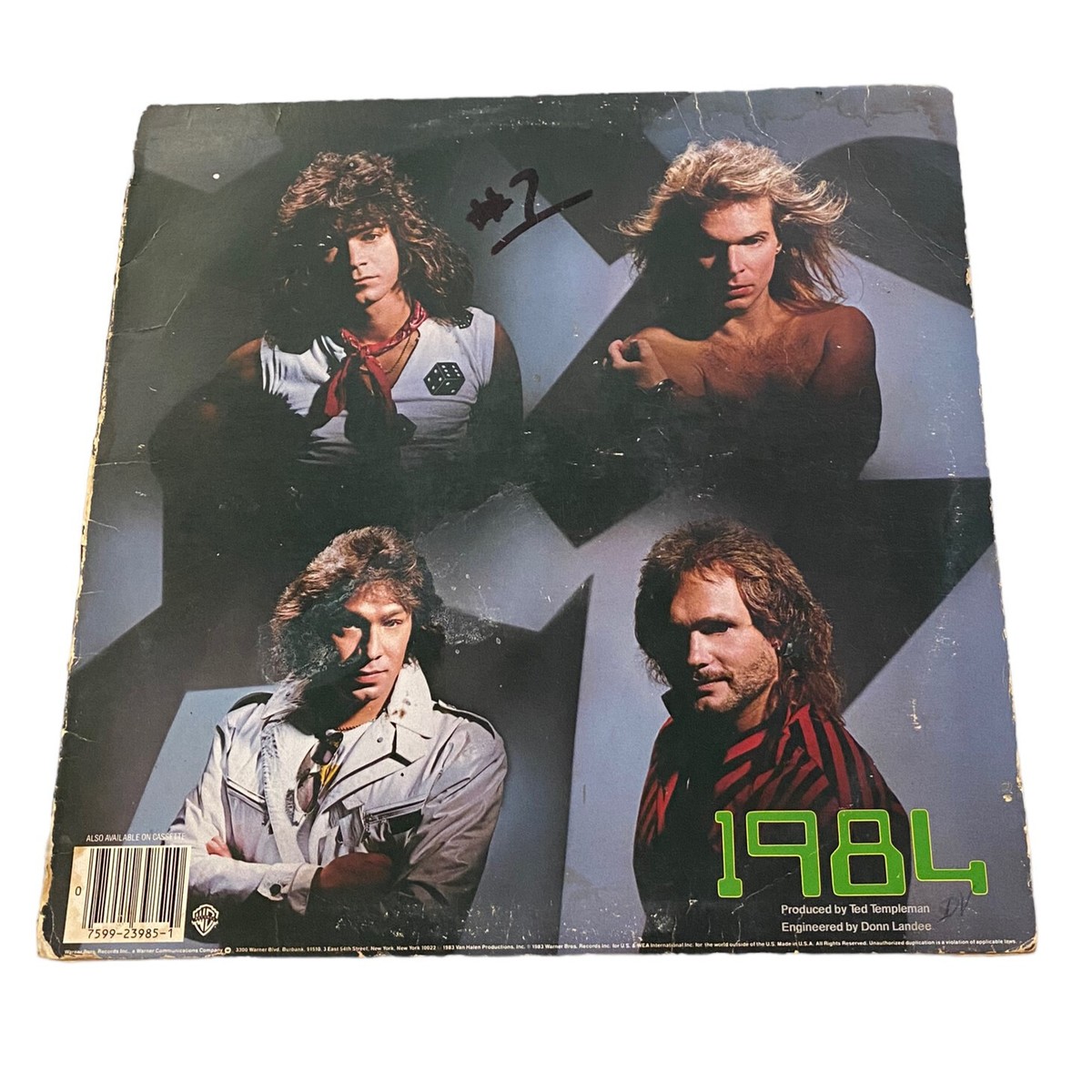 1984 - Exclusive Limited Edition Black Colored Vinyl LP w/ Collectible  Backstage Pass Replica