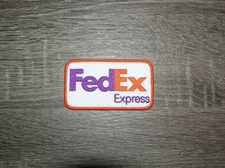 FedEx Embroidered Iron On Patch 3.5" x 2"