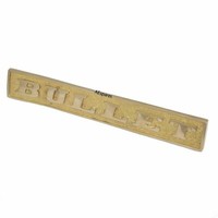 Passt FüR Royal Enfield Bullet Logo Angepasstes Nummernschild Emblem Messing Ecs