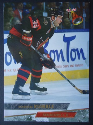 NHL 153 Darren Rumble Ottawa Senators Fleer Ultra 1993/94