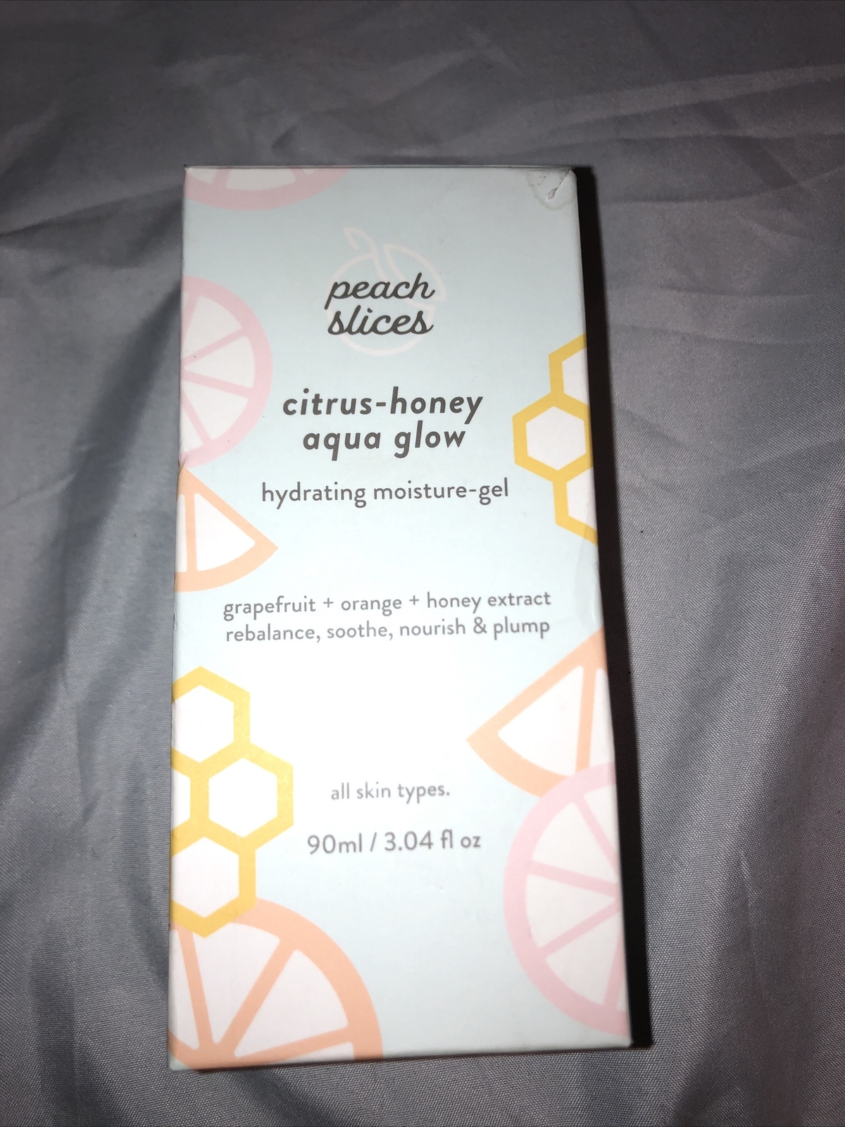 peach slices moisturizer