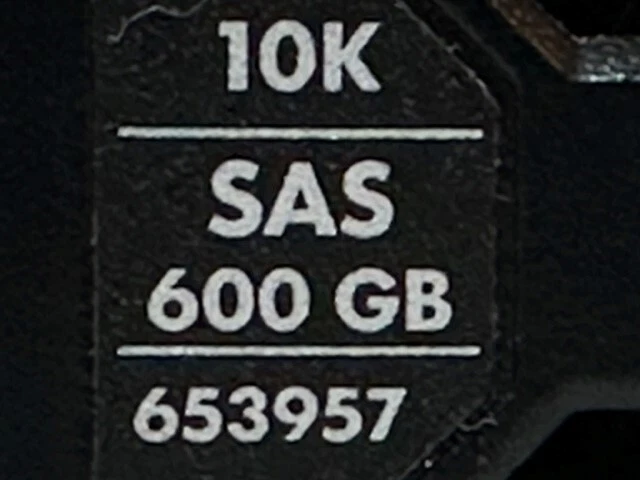 💥619286-003 652566-003 HP 600GB 6G 10K SFF 2.5" SAS Hard Drive Gen6 Gen7 w/Tray - Image 4 of 4