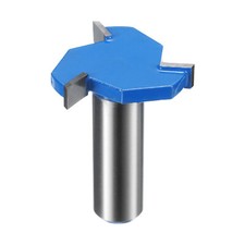 T Slot Cutter Rabbet Router Bit 1/2" Shank 1-13/32" x 15/64" 3 Wing Carbide