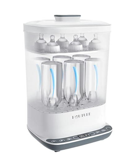 Hauture Baby Bottle Sterilizer, Electric Bottle Sterilizer & Dryer, 6-in-1