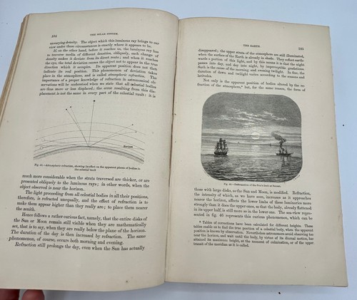 The Heavens 1867 Guillemin Astronomy Book 2nd Ed Foldout Map Ex-Library Antique - Imagen 17 de 24