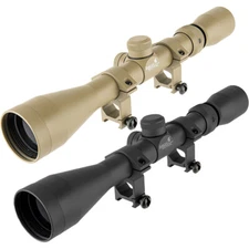 Lancer Tactical 3-9x40 Variable Zoom AIRSOFT Scope w/ Mil-Dot Reticle & Mounts