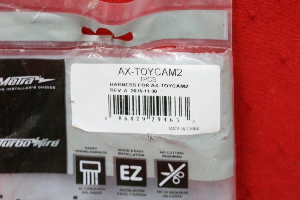Axxess AX-TOYCAM2 Backup Camera for Toyota Retain Radio Harness
