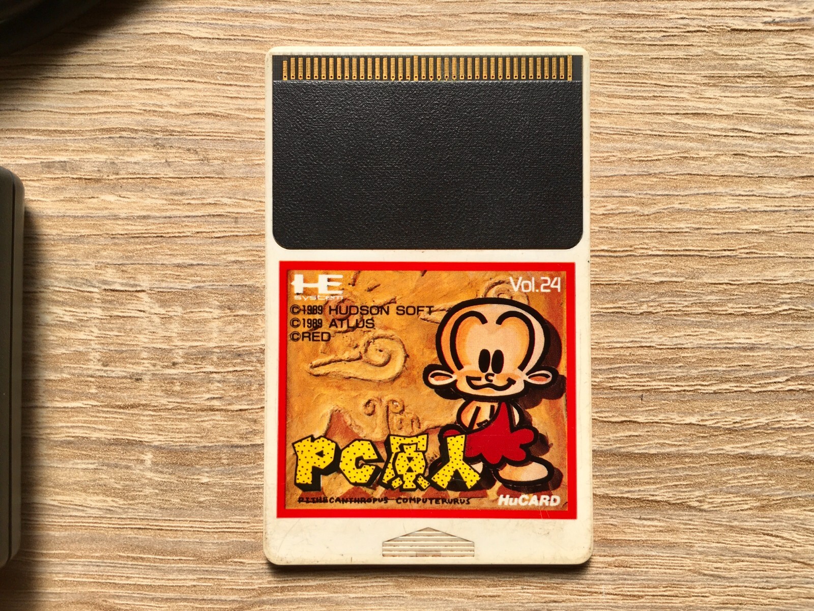 PC GENJIN Bonk's Adventure HuCard & NEC Avenue Pad 3 Controller Pad PC