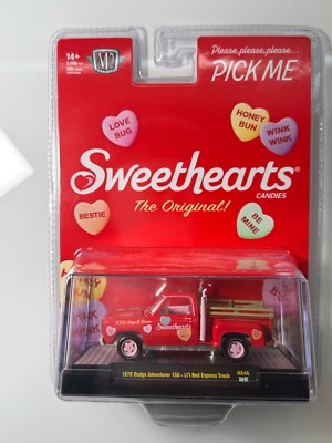 Chase M2 1978 Dodge Adventure 150 Li l Red Express Truck- Red Sweetheart