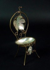 Uhrenständer - alter Waschtisch für Puppenstube - Lavabo