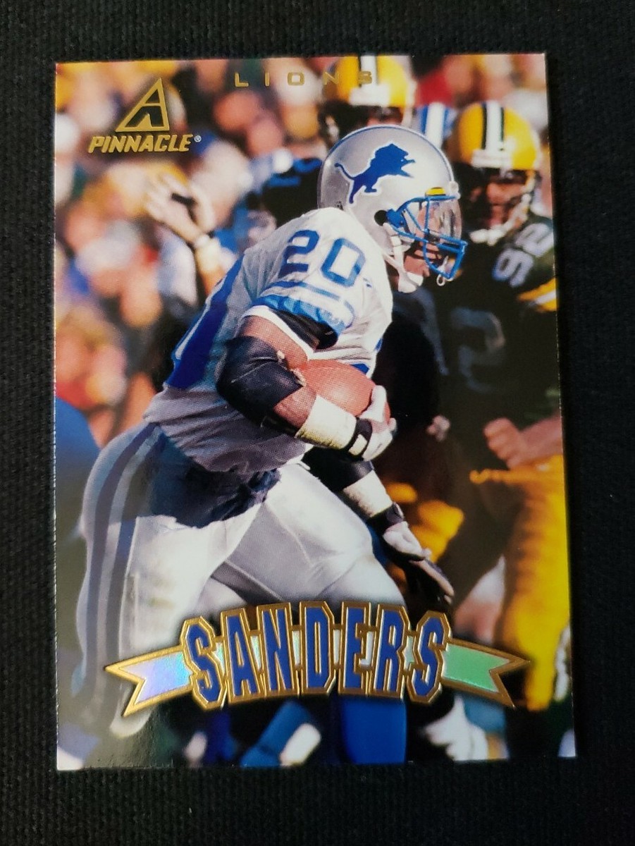 1997 Pinnacle #7 Barry Sanders Football Card Lions | eBay