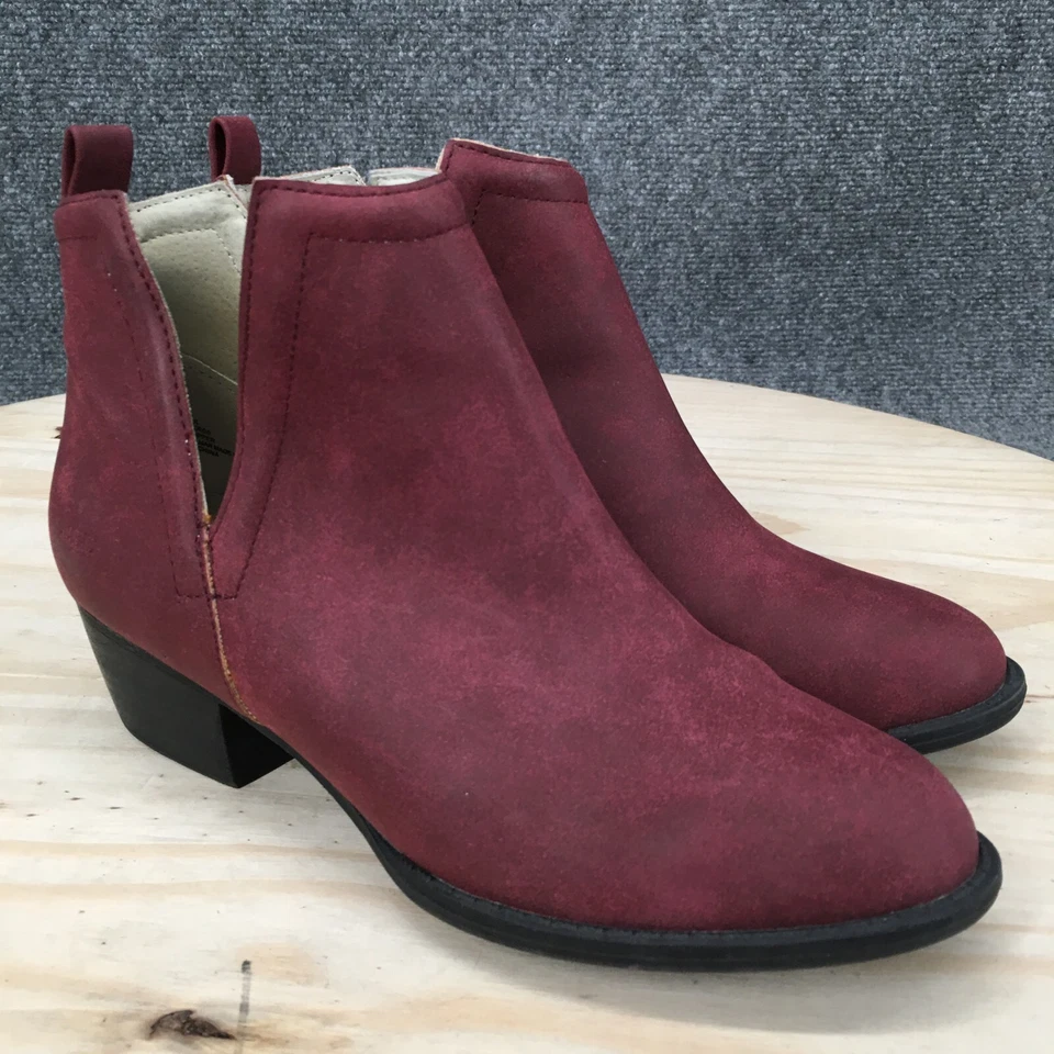 JBU By Jambu Botas Mujer 6 M Parker Botines Tacones JB17PKR05 Rojo Vegano Foto 3 de 4