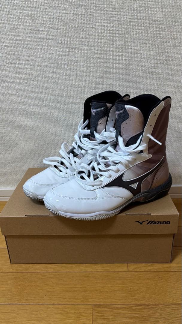 MIZUNO Boxing Shoes Wave Monster US9.5 / 27.5cm Black Naoya Inoue