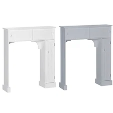 kleankin Over the Toilet Storage Cabinet w/ Adjustable Shelves, Toilet Rack