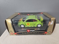Burago 1/24 VW New Beetle Cup 2000 ADAC Volkswagen Bug Racing Car Bijoux 1529