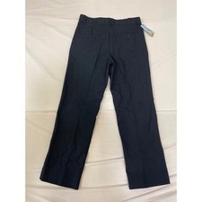 Cat Jack Boys Black Dress Pants Size 14 Straight Leg Trousers NWT