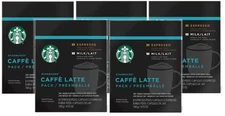 Starbucks Verismo Café Latte Pods — DISCONTINUED 2O18 — 5 boxes