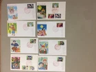 Eight Japan fdc-two sets