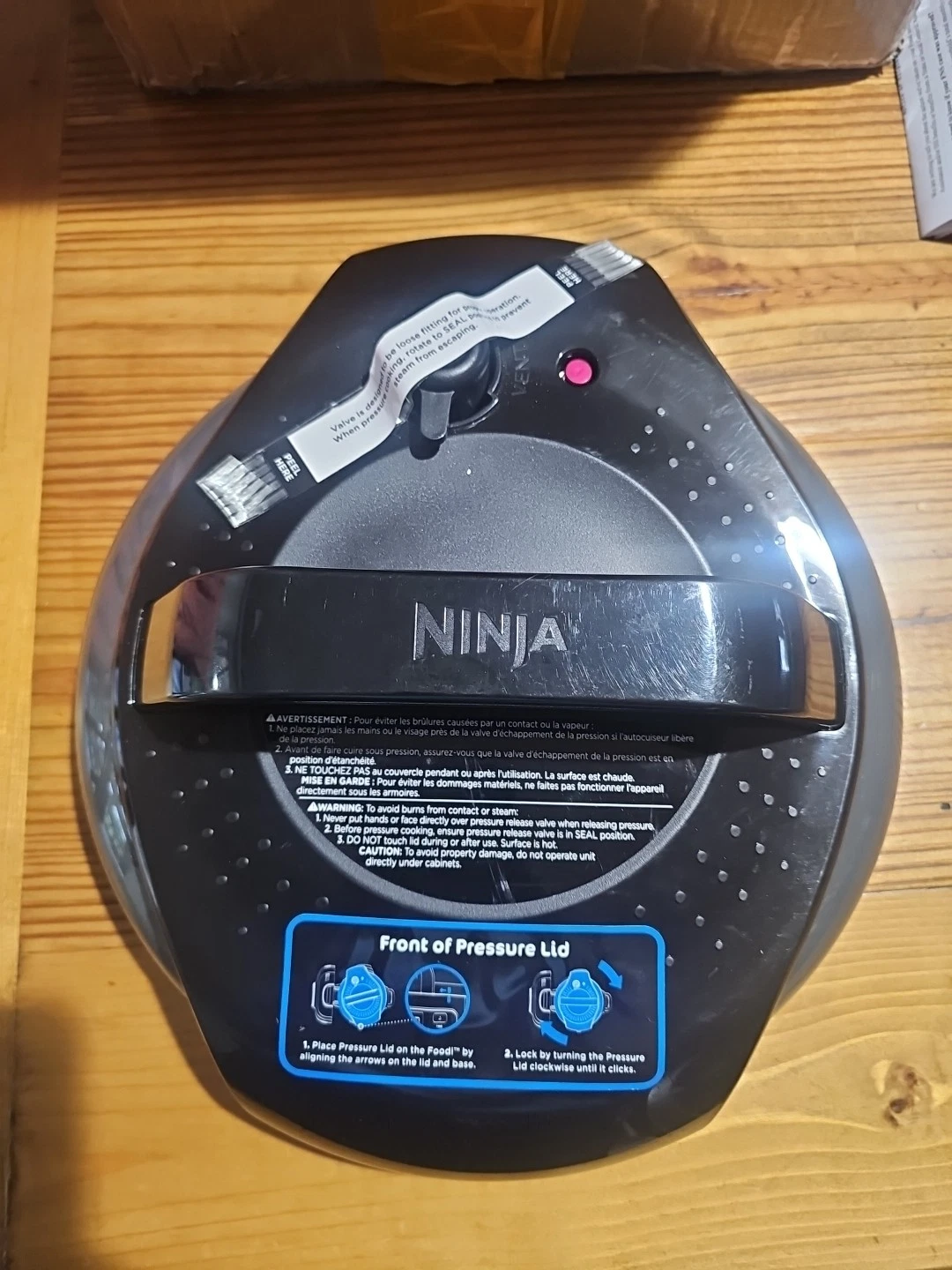 Ninja Instant Pressure Cooker Replacement Lid Complete multicooker