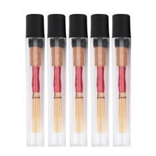 Oboe Reeds, Pack of 5 Bamboo Oboe Reeds Medium Soft Handmade Oboe with Transpare