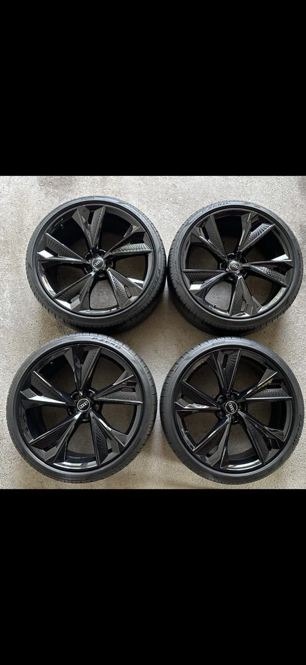 22 Zoll Audi  Sommerreifen RS6 RS7 4K F2 C8 Q7  4K0601025 BC  Wie Neu - Bild 3 von 4