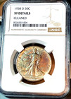 1938-D Walking Liberty Half. Nicely Toned. NGC XF — photo 5