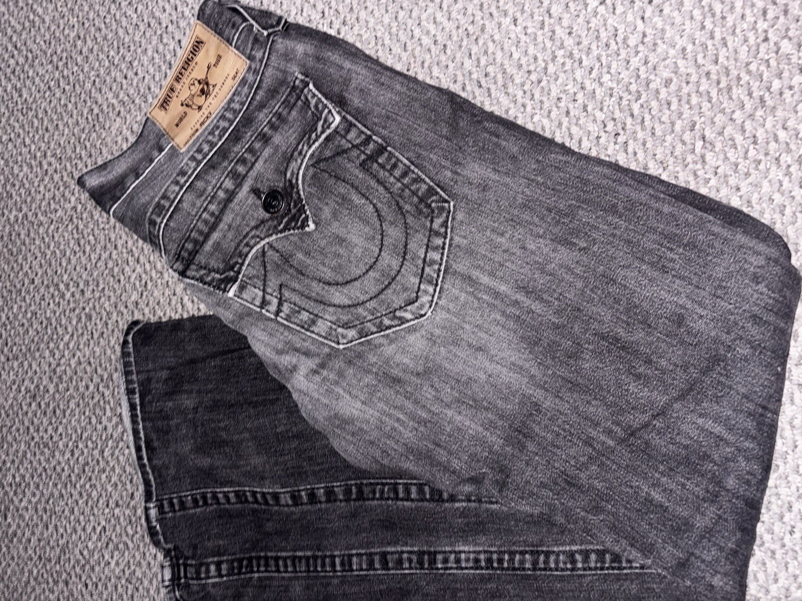 True Religion Men's Jeans Ricky Straight 32x34 Vintage thumbnail 4